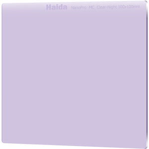 Haida NanoPro MC Clear-Night Optical Glass Filter 100x100mm HD3702 - Camfilter.ca