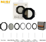 NiSi V6 Filter Holder Kit 100mm System with Pro CPL - Camfilter.ca