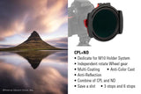 Haida Drop-In Nano-coating CPL + ND1.8 64x 2in1 Filter 100mm M10 Filter Holder - Camfilter.ca