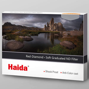 Haida Red-Diamond Medium Graduated ND1.2 (4 Stop) Multicoated Filter 150x170mm - Camfilter.ca