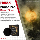 Haida NanoPro Solar Neutral Density Filter 95mm, 20-Stop