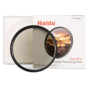 Haida NanoPro C-POL 77MM Multi-Coated MC Circular Polarizer Filter - Camfilter.ca